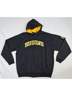 NHL Boston Bruins Majestic Zip-Up Hoodie Size 3X